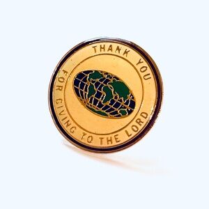 Thank You For Giving To The Lord Pin